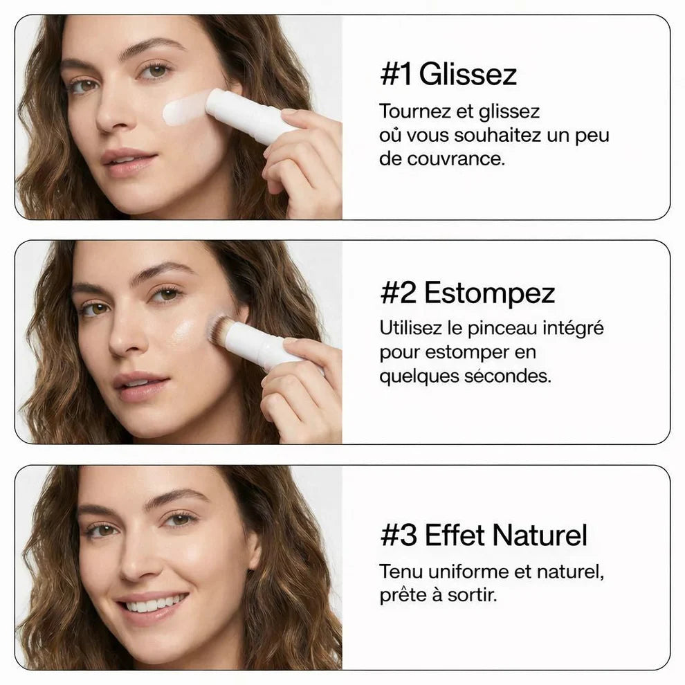 Fond de teint Coréen avec pinceau intégré
